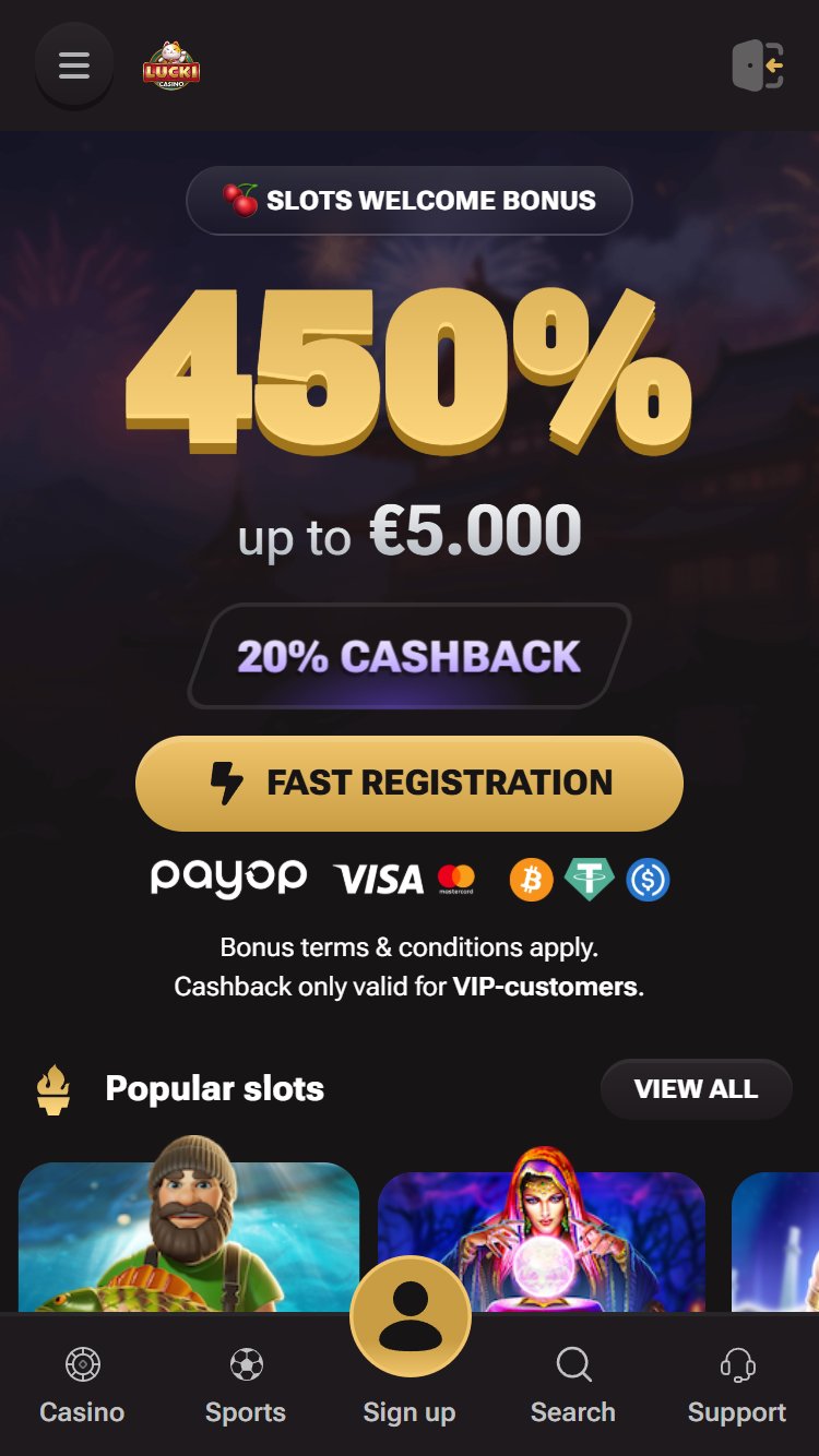 Lucki casino in United Kingdom